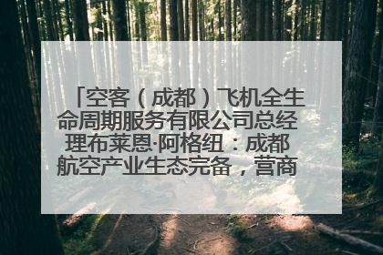 空客（成都）飞机全生命周期服务有限公司总经理布莱恩·阿格纽：成都航空产业生态完备，营商环境优势显著